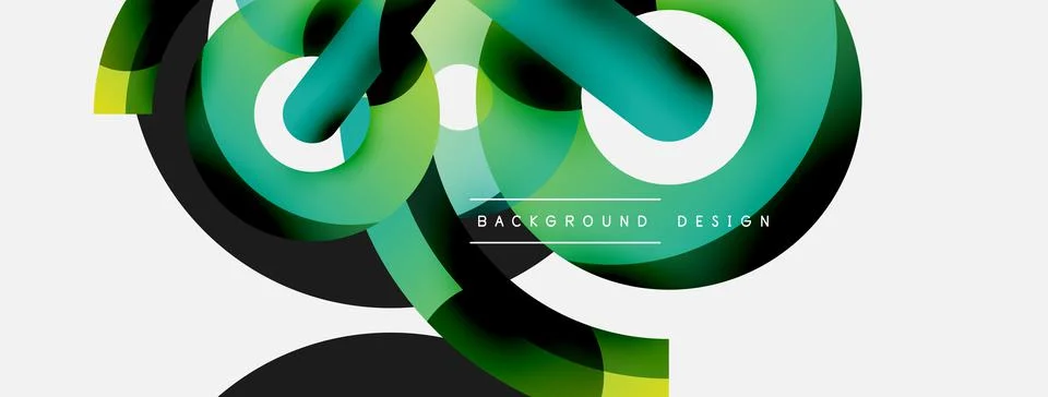 Circle abstract background. Vector illustration for wallpaper banner background Illustrazione stock