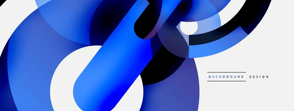 Circle abstract background. Vector illustration for wallpaper banner background Stock Illustration