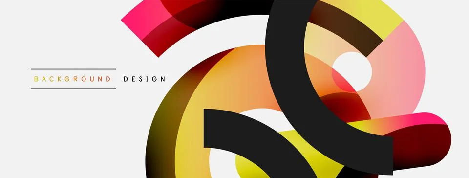 Circle abstract background. Vector illustration for wallpaper banner background Stock Illustration