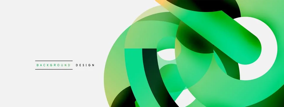 Circle abstract background. Vector illustration for wallpaper banner background Stock Illustration