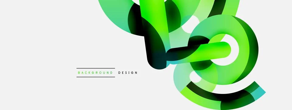 Circle abstract background. Vector illustration for wallpaper banner background Illustrazione stock