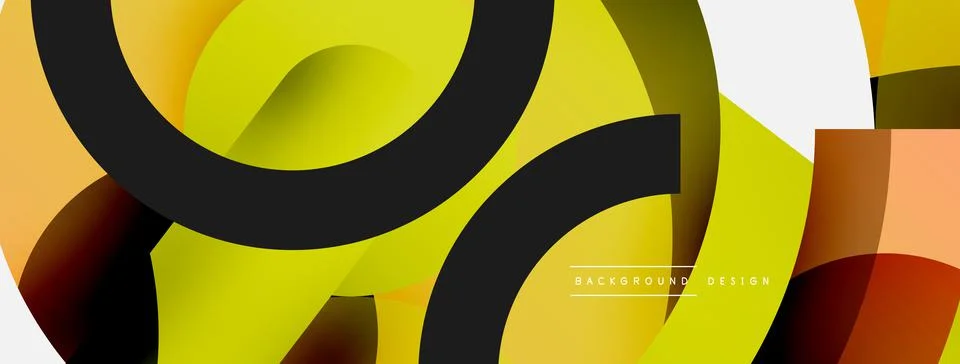 Circle abstract background. Vector illustration for wallpaper banner background Stock Illustration
