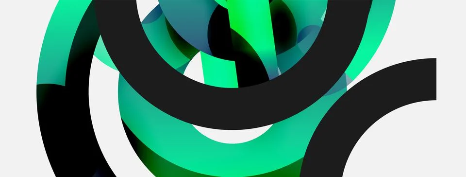 Circle abstract background. Vector illustration for wallpaper banner background Stock Illustration