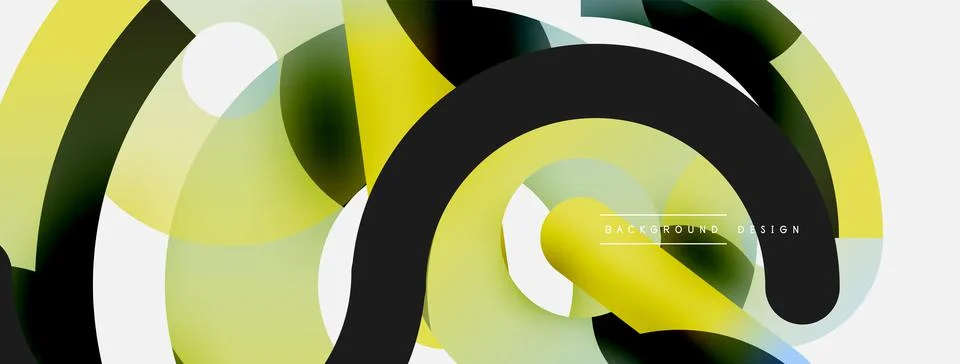 Circle abstract background. Vector illustration for wallpaper banner background Stock Illustration