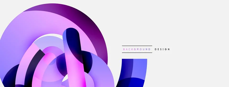 Circle abstract background. Vector illustration for wallpaper banner background Stock Illustration