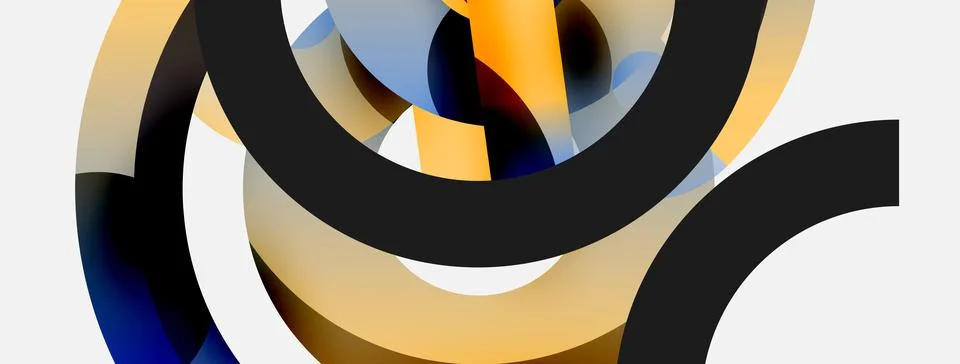 Circle abstract background. Vector illustration for wallpaper banner background Stock Illustration