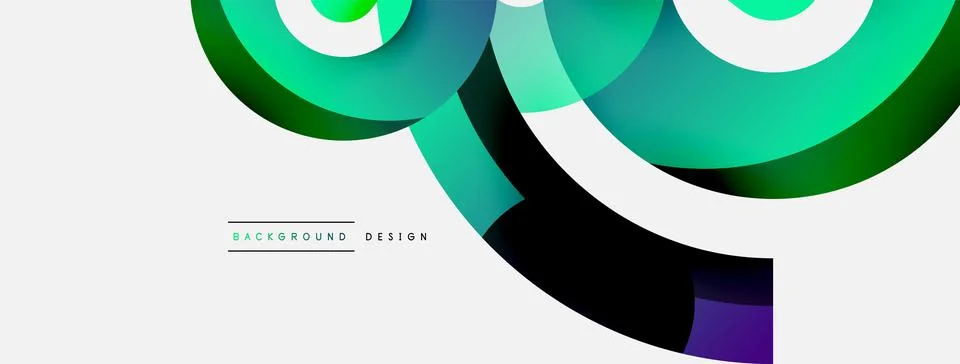 Circle abstract background. Vector illustration for wallpaper banner background Illustrazione stock