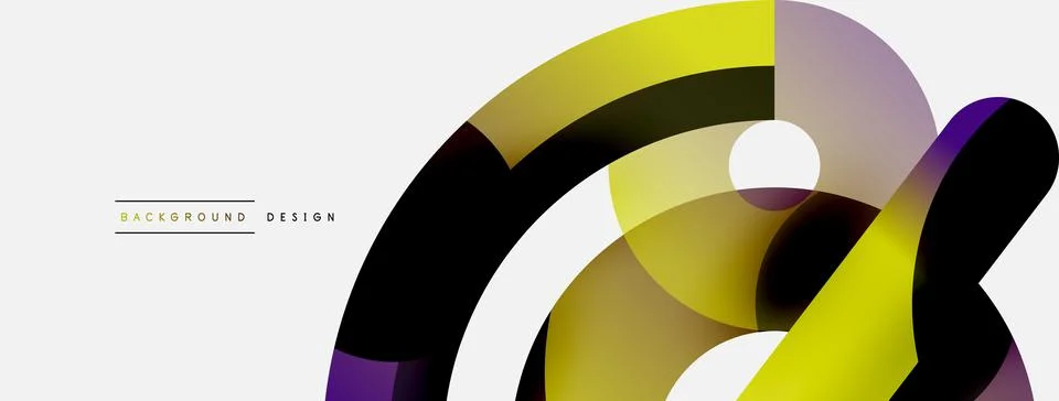 Circle abstract background. Vector illustration for wallpaper banner background Stock Illustration