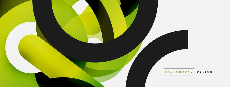 Circle abstract background. Vector illustration for wallpaper banner background Illustrazione stock