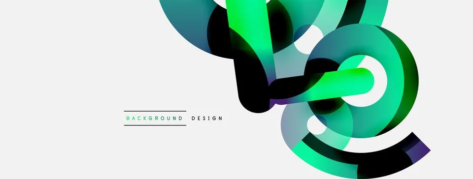 Circle abstract background. Vector illustration for wallpaper banner background Stock Illustration