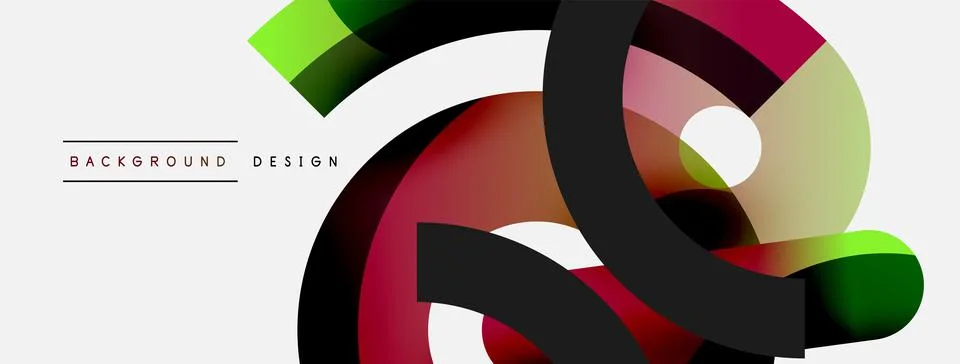 Circle abstract background. Vector illustration for wallpaper banner background Stock Illustration