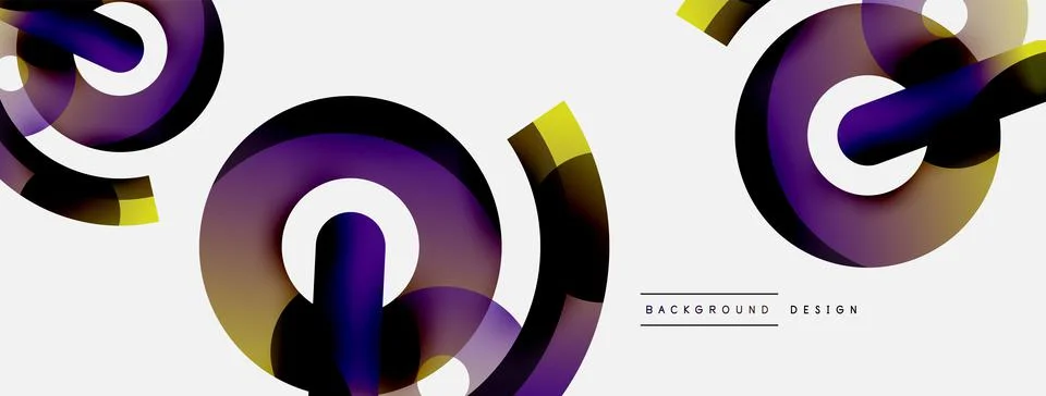 Circle abstract background. Vector illustration for wallpaper banner background Illustrazione stock