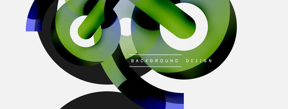 Circle abstract background. Vector illustration for wallpaper banner background Stock Illustration