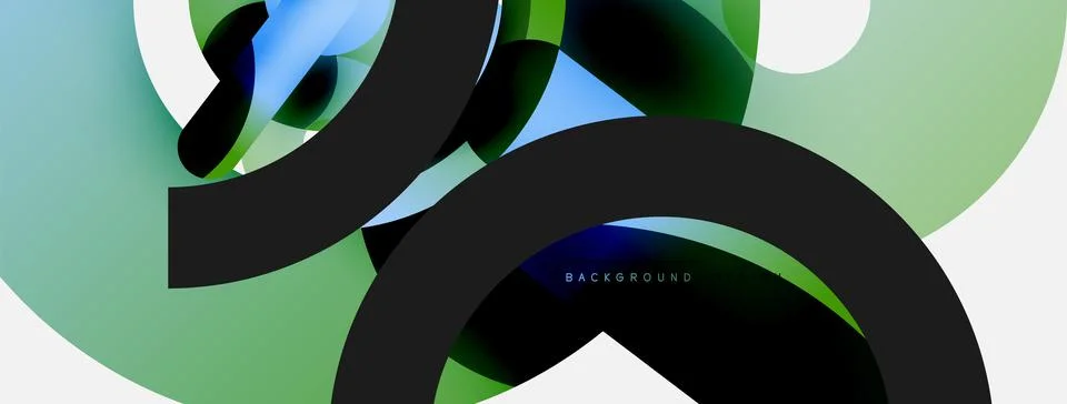 Circle abstract background. Vector illustration for wallpaper banner background Illustrazione stock
