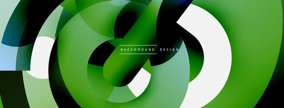 Circle abstract background. Vector illustration for wallpaper banner background Stock Illustration