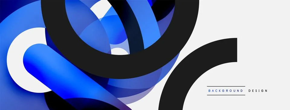 Circle abstract background. Vector illustration for wallpaper banner background Stock Illustration