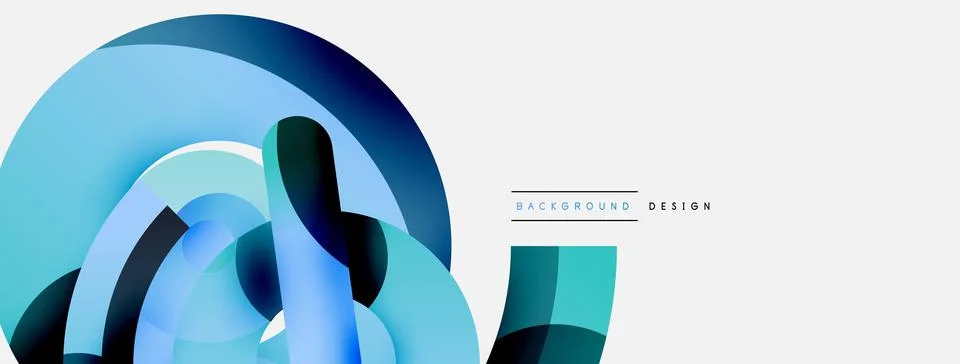 Circle abstract background. Vector illustration for wallpaper banner background Illustrazione stock