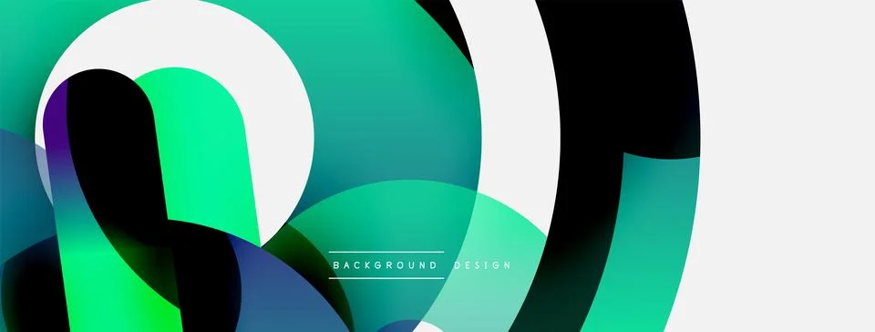 Circle abstract background. Vector illustration for wallpaper banner background 스톡 일러스트