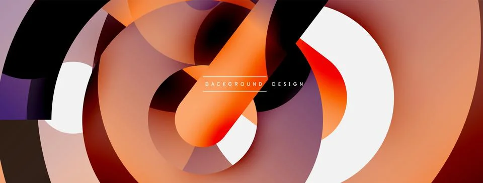 Circle abstract background. Vector illustration for wallpaper banner background 스톡 일러스트