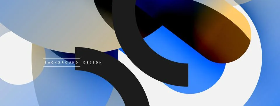 Circle abstract background. Vector illustration for wallpaper banner background 스톡 일러스트