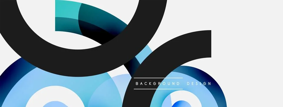 Circle abstract background. Vector illustration for wallpaper banner background 스톡 일러스트
