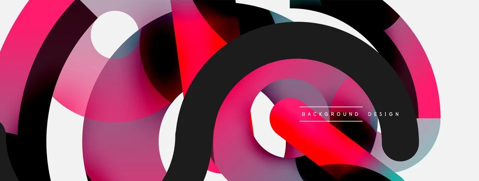 Circle abstract background. Vector illustration for wallpaper banner background 스톡 일러스트