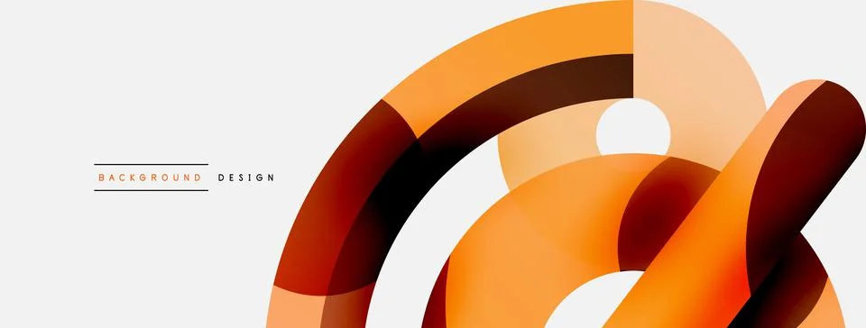 Circle abstract background. Vector illustration for wallpaper banner background Illustrazione stock