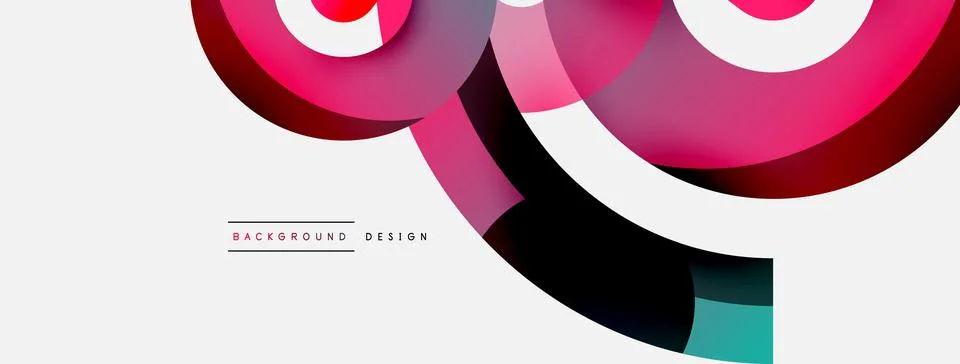 Circle abstract background. Vector illustration for wallpaper banner background 스톡 일러스트
