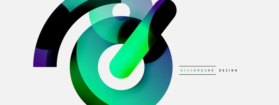 Circle abstract background. Vector illustration for wallpaper banner background Stockillustratie