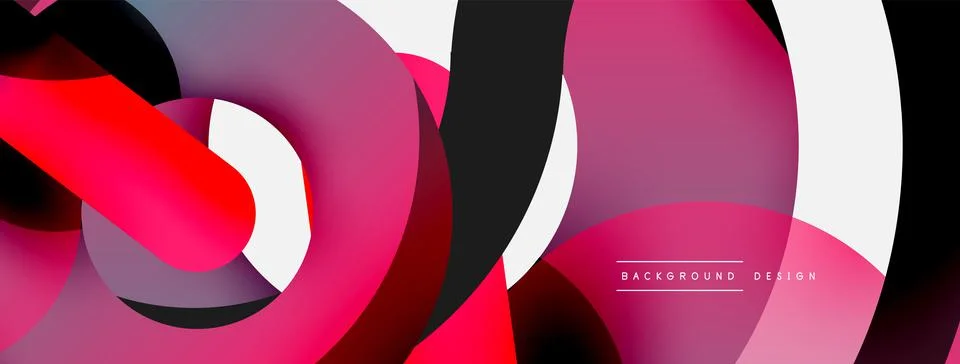 Circle abstract background. Vector illustration for wallpaper banner background イラスト素材