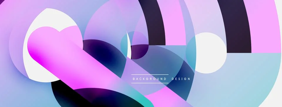 Circle abstract background. Vector illustration for wallpaper banner background 스톡 일러스트