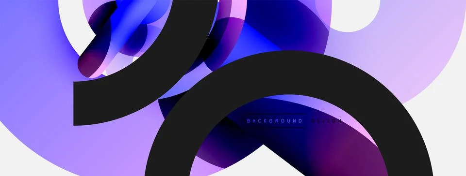 Circle abstract background. Vector illustration for wallpaper banner background 스톡 일러스트