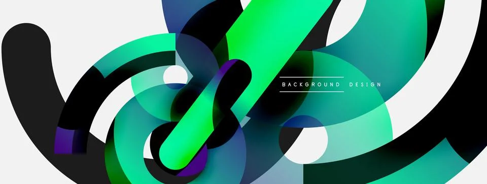 Circle abstract background. Vector illustration for wallpaper banner background 스톡 일러스트