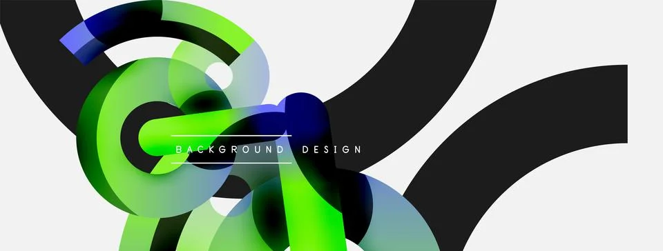 Circle abstract background. Vector illustration for wallpaper banner background Illustrazione stock