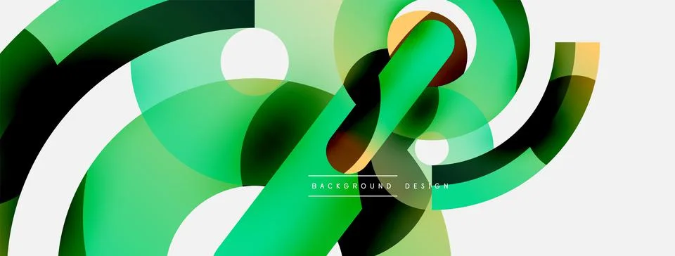 Circle abstract background. Vector illustration for wallpaper banner background Stock Illustration