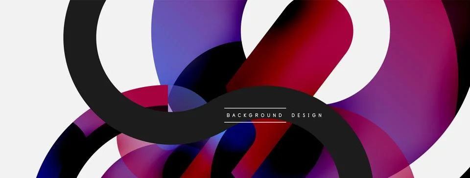 Circle abstract background. Vector illustration for wallpaper banner background 스톡 일러스트