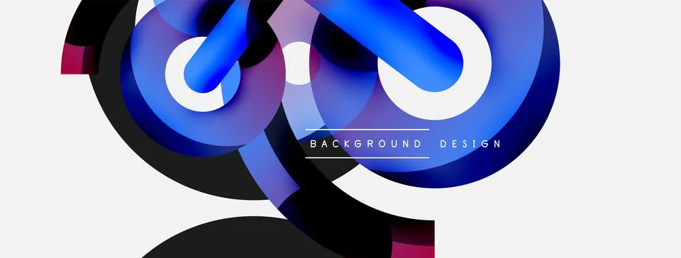 Circle abstract background. Vector illustration for wallpaper banner background 스톡 일러스트