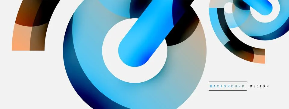 Circle abstract background. Vector illustration for wallpaper banner background 스톡 일러스트