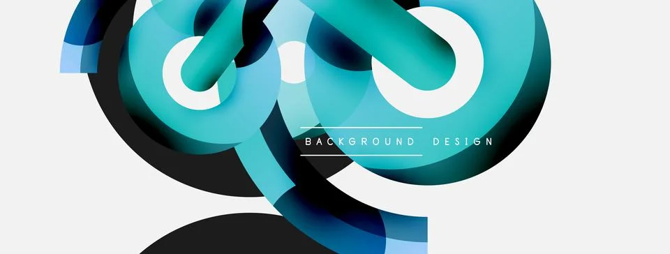 Circle abstract background. Vector illustration for wallpaper banner background 스톡 일러스트
