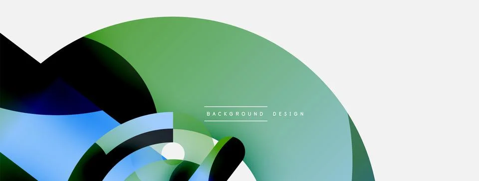 Circle abstract background. Vector illustration for wallpaper banner background Illustrazione stock