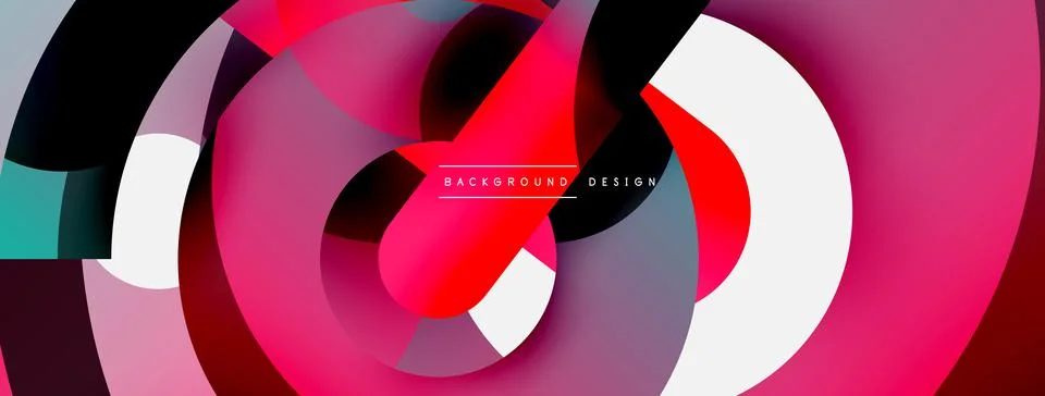 Circle abstract background. Vector illustration for wallpaper banner background 스톡 일러스트