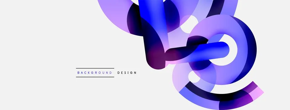 Circle abstract background. Vector illustration for wallpaper banner background 스톡 일러스트
