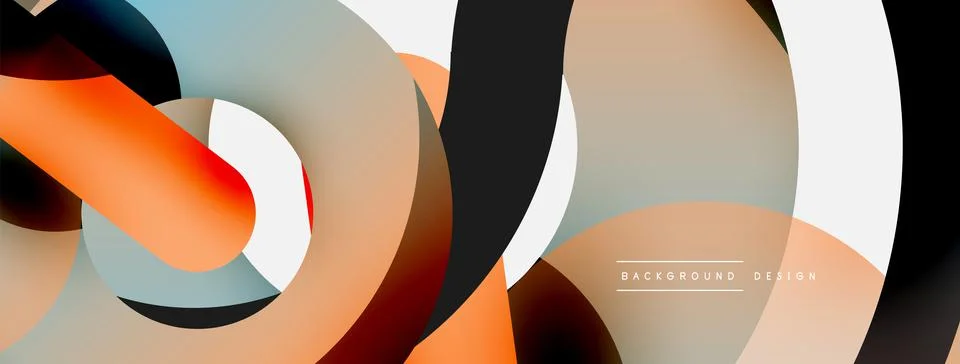 Circle abstract background. Vector illustration for wallpaper banner background 스톡 일러스트