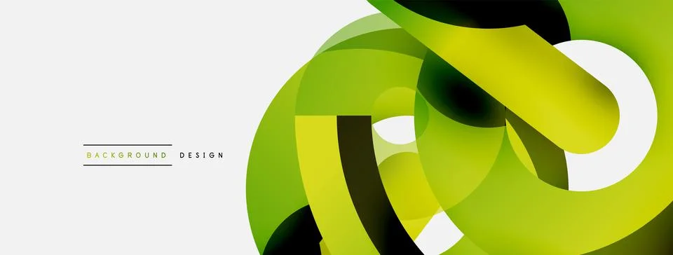 Circle abstract background. Vector illustration for wallpaper banner background Stockillustratie