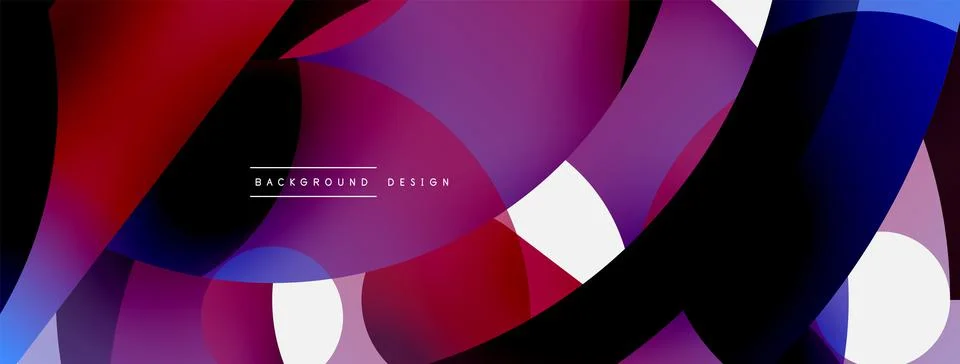 Circle abstract background. Vector illustration for wallpaper banner background Stockillustratie