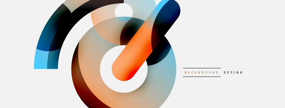 Circle abstract background. Vector illustration for wallpaper banner background Stock Illustration