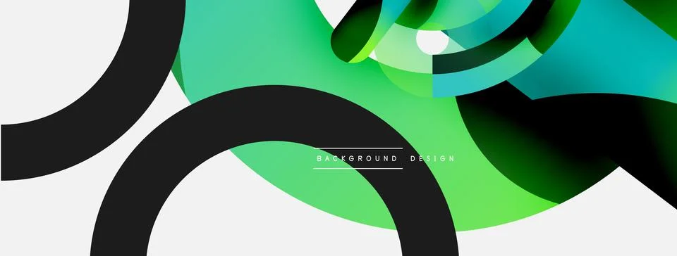 Circle abstract background. Vector illustration for wallpaper banner background 스톡 일러스트