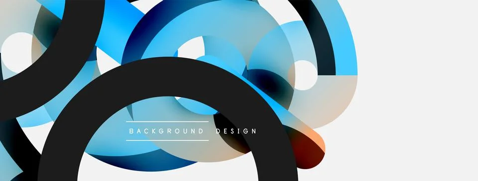 Circle abstract background. Vector illustration for wallpaper banner background 스톡 일러스트
