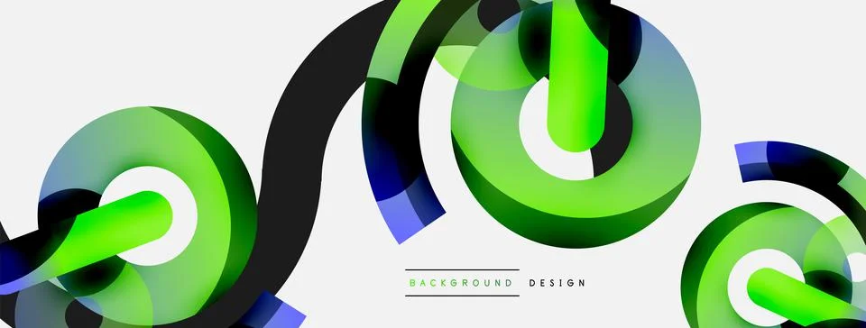 Circle abstract background. Vector illustration for wallpaper banner background Illustrazione stock