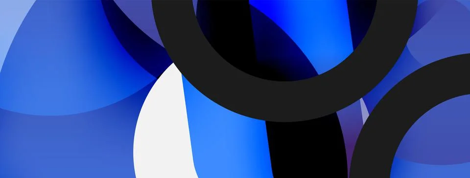 Circle abstract background. Vector illustration for wallpaper banner background 스톡 일러스트